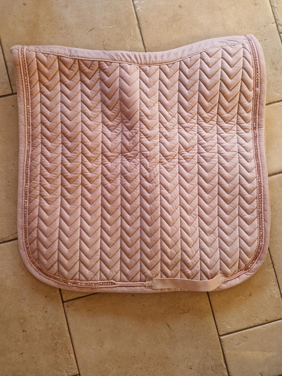 Tapis dressage kentucky velvet Pearl rose pale