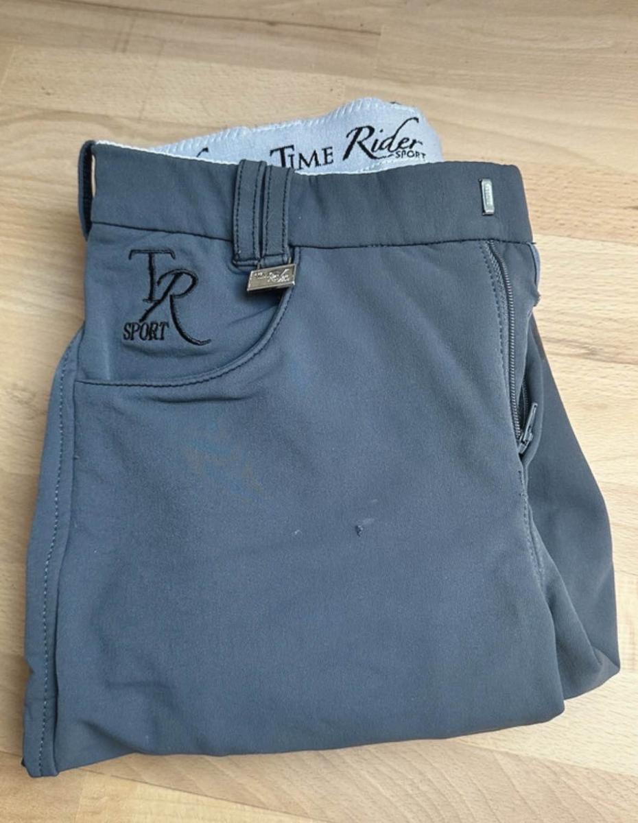 Pantalon d’équitation Time rider Gris