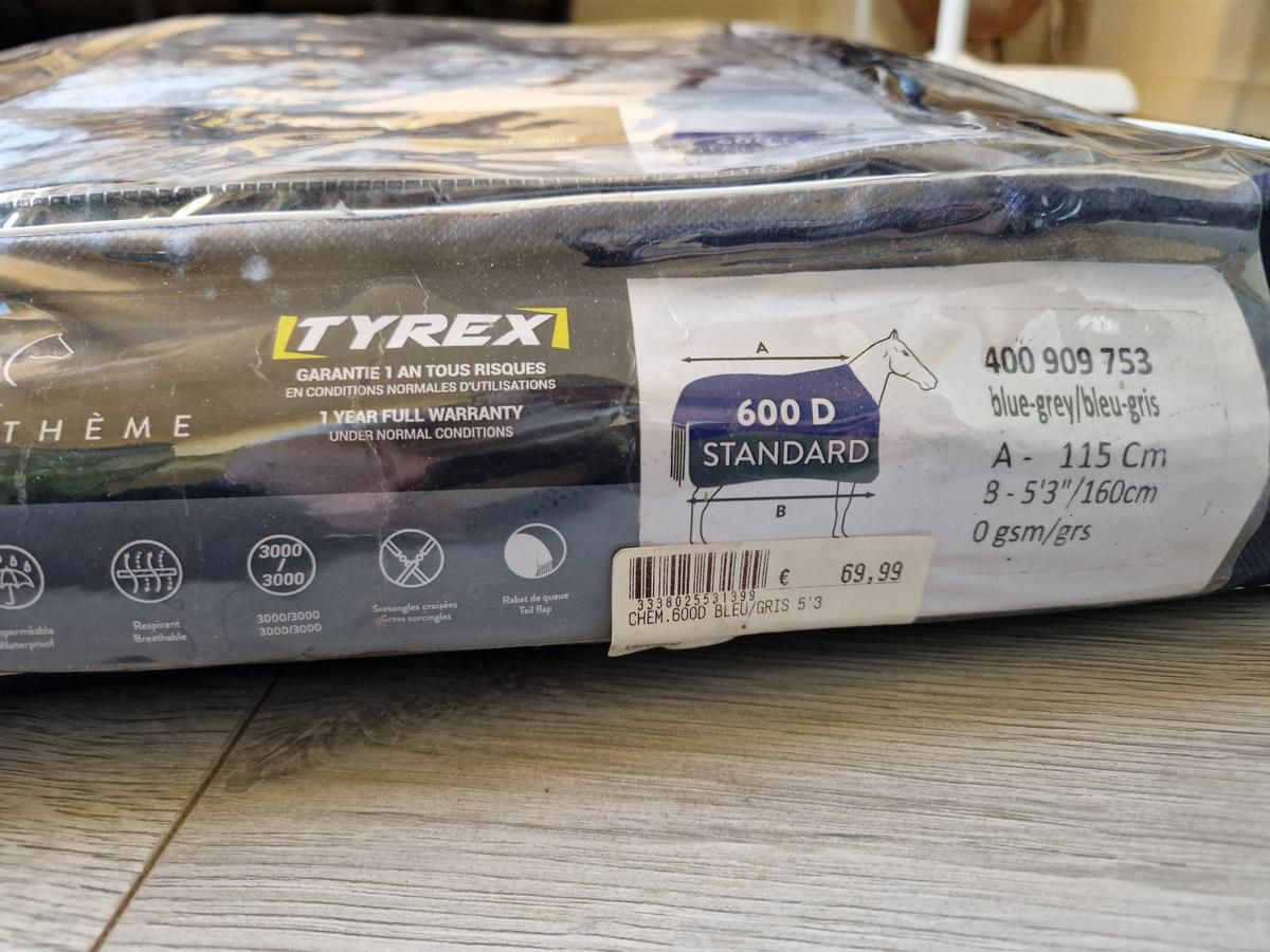 Couverture Equitheme 0gr, taille 5'3