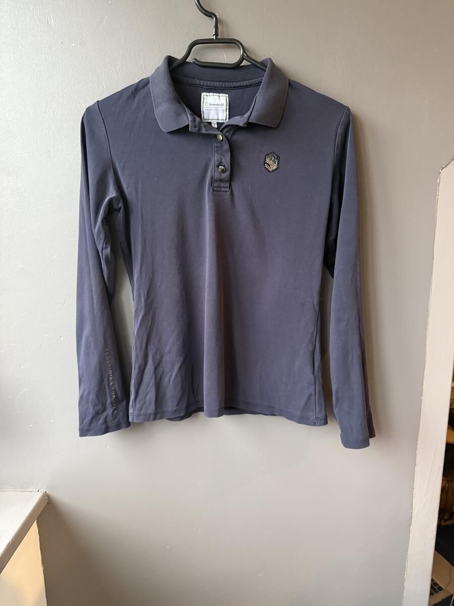 Polo samshield bleu marine taille S