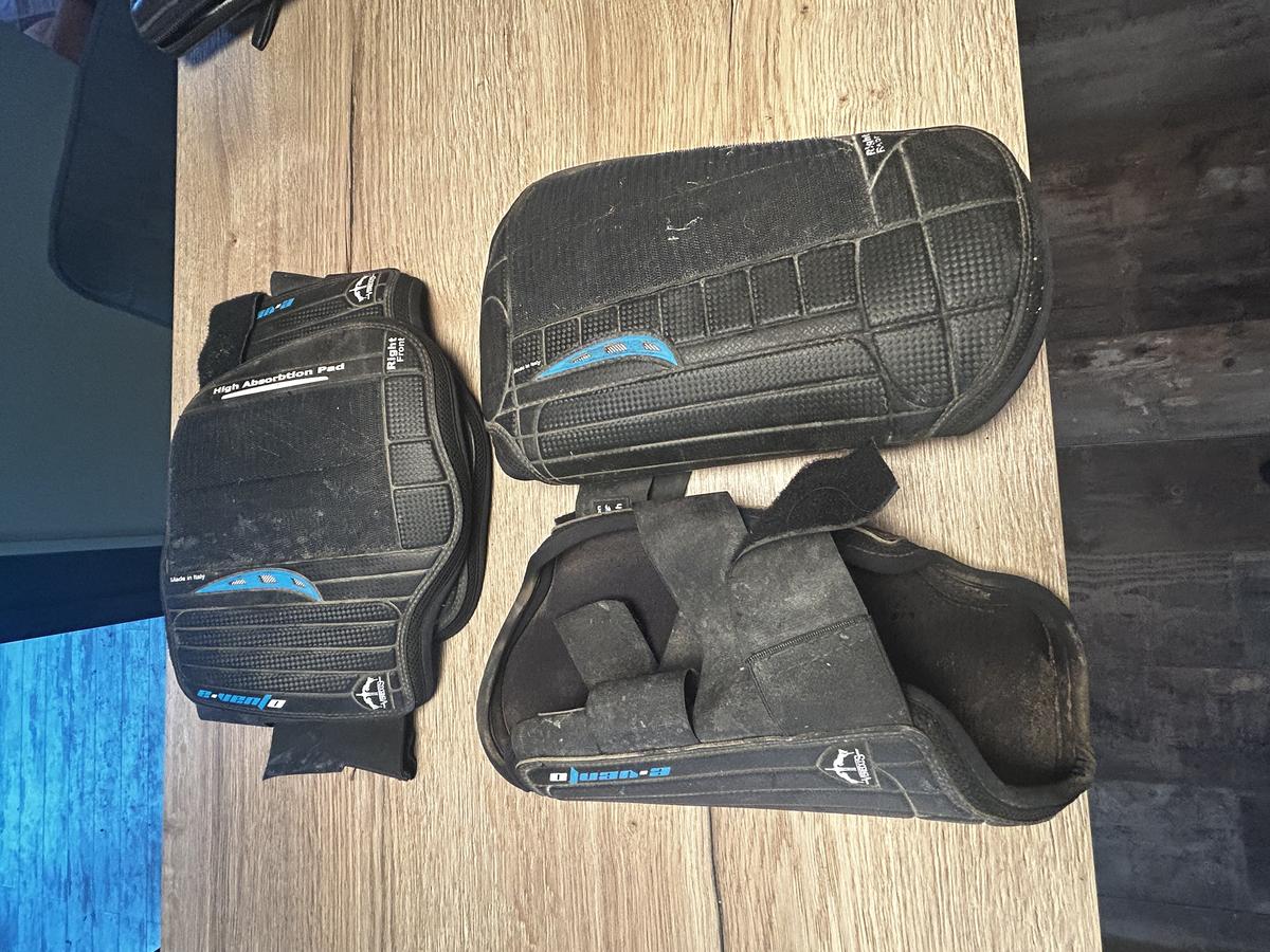 Guêtre cross antérieure et postérieure veredus