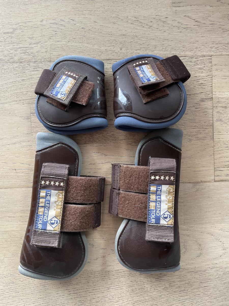 Ensemble guêtres et protège boulets