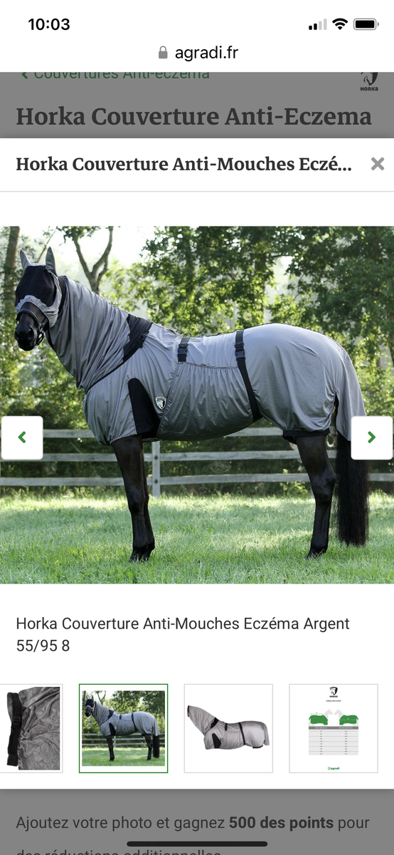 Couverture anti-eczéma Horka T155