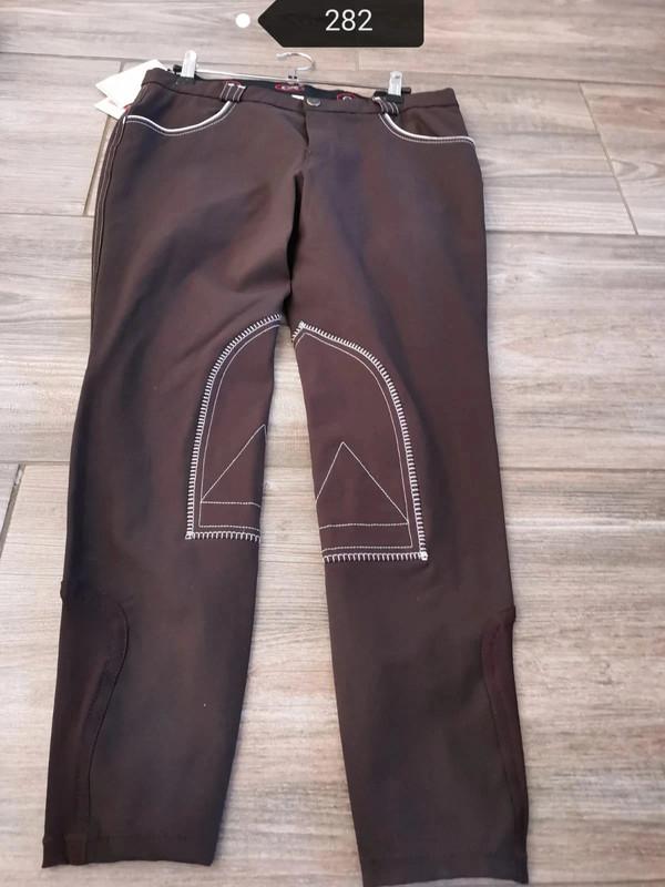 Pantalon d'équitation marron foncé Komutekir taille 40