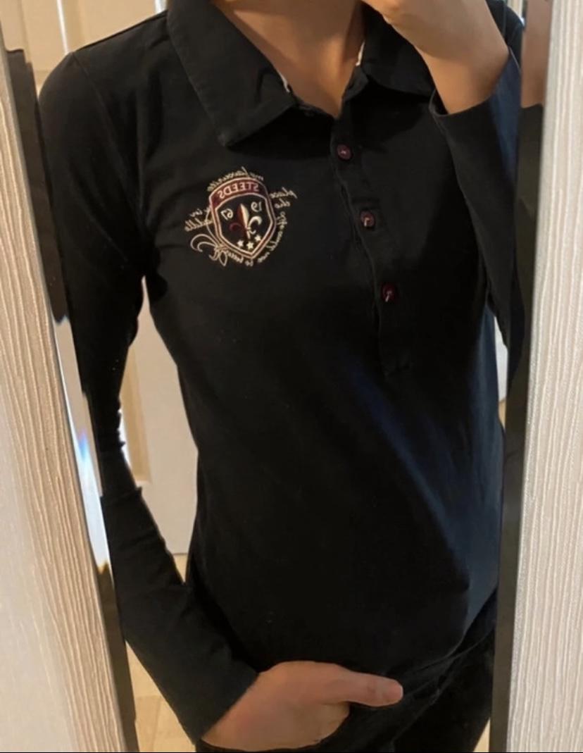 Polo à manches longues femme