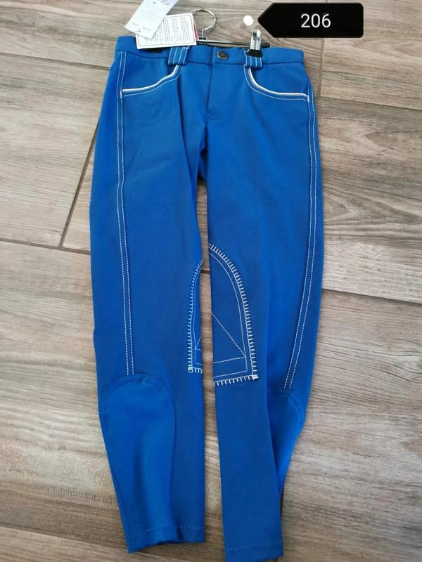 Pantalon d'équitation bleu Komutekir 14 ans