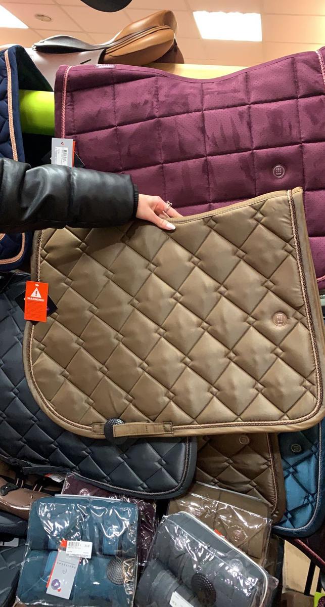 Ensemble tapis + bandes marron