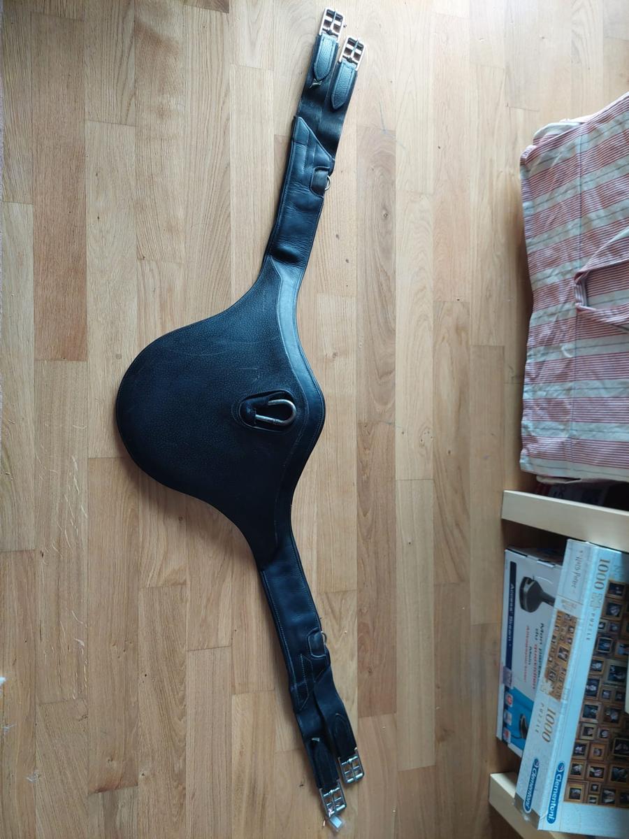 Sangle bavette Devoucoux noire 135cm