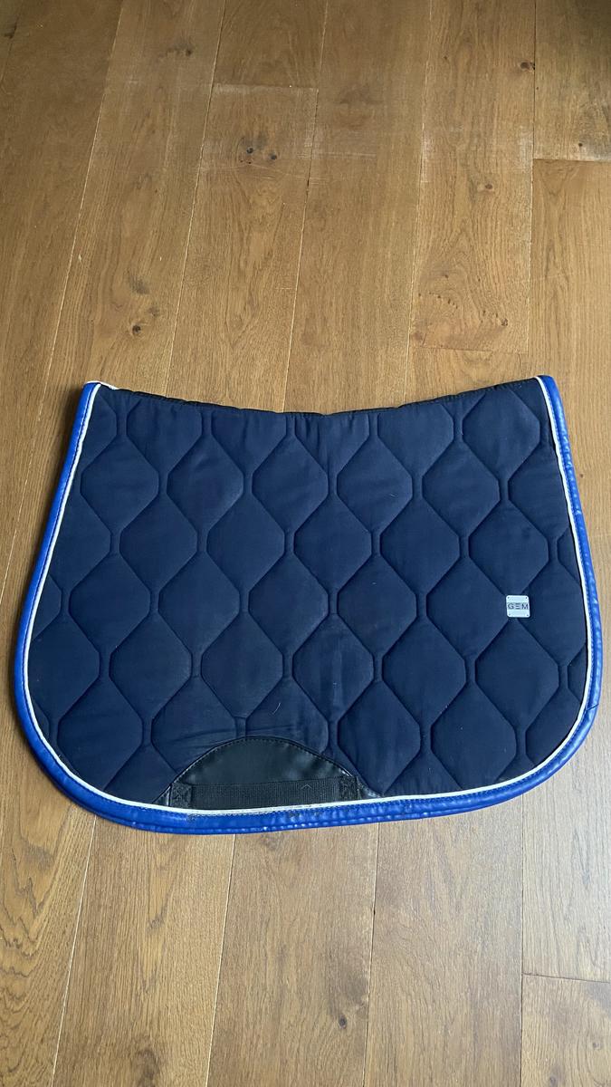 Tapis de selle GEM bleu