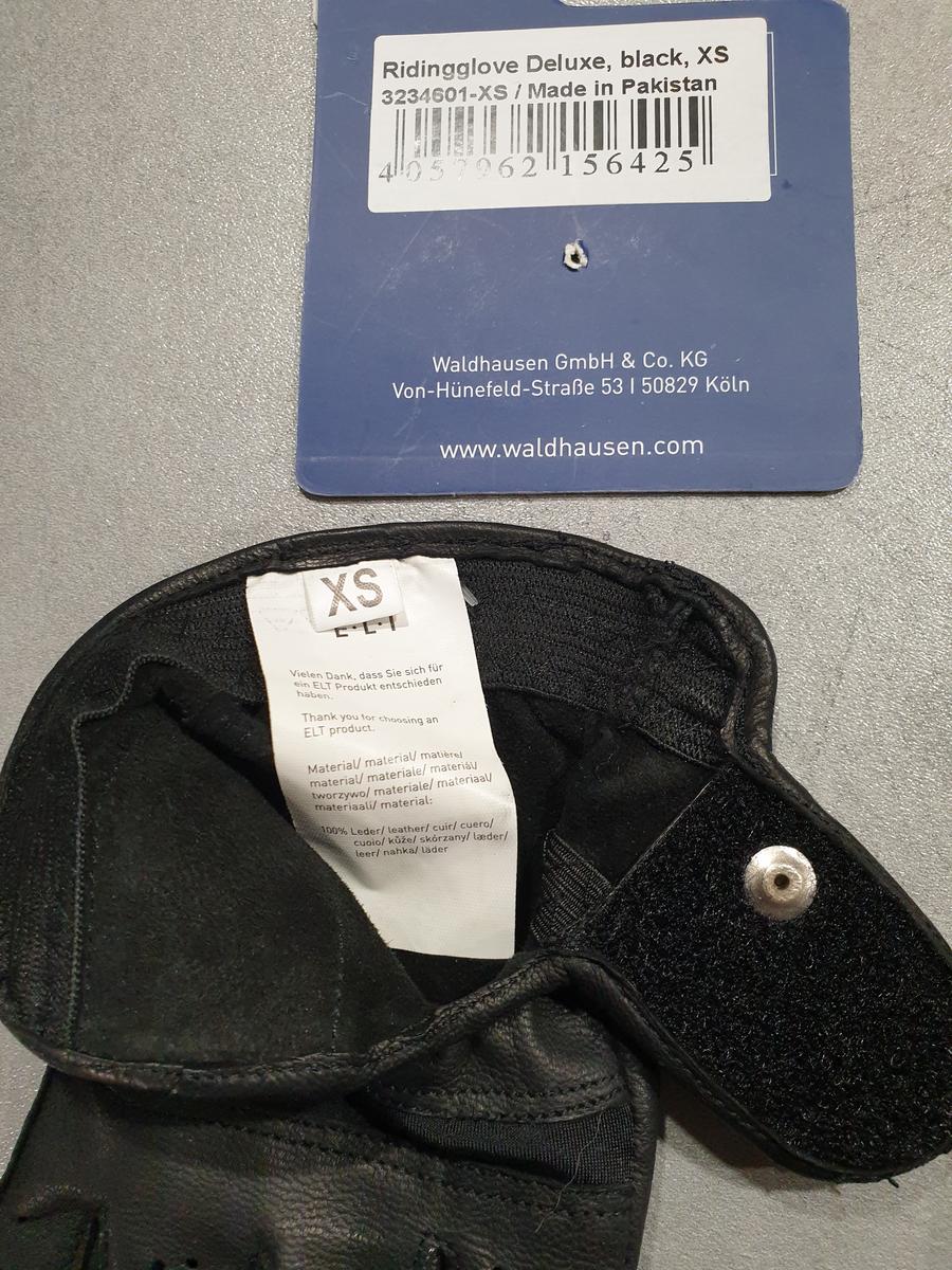 Gants noirs ELT Deluxe cuir