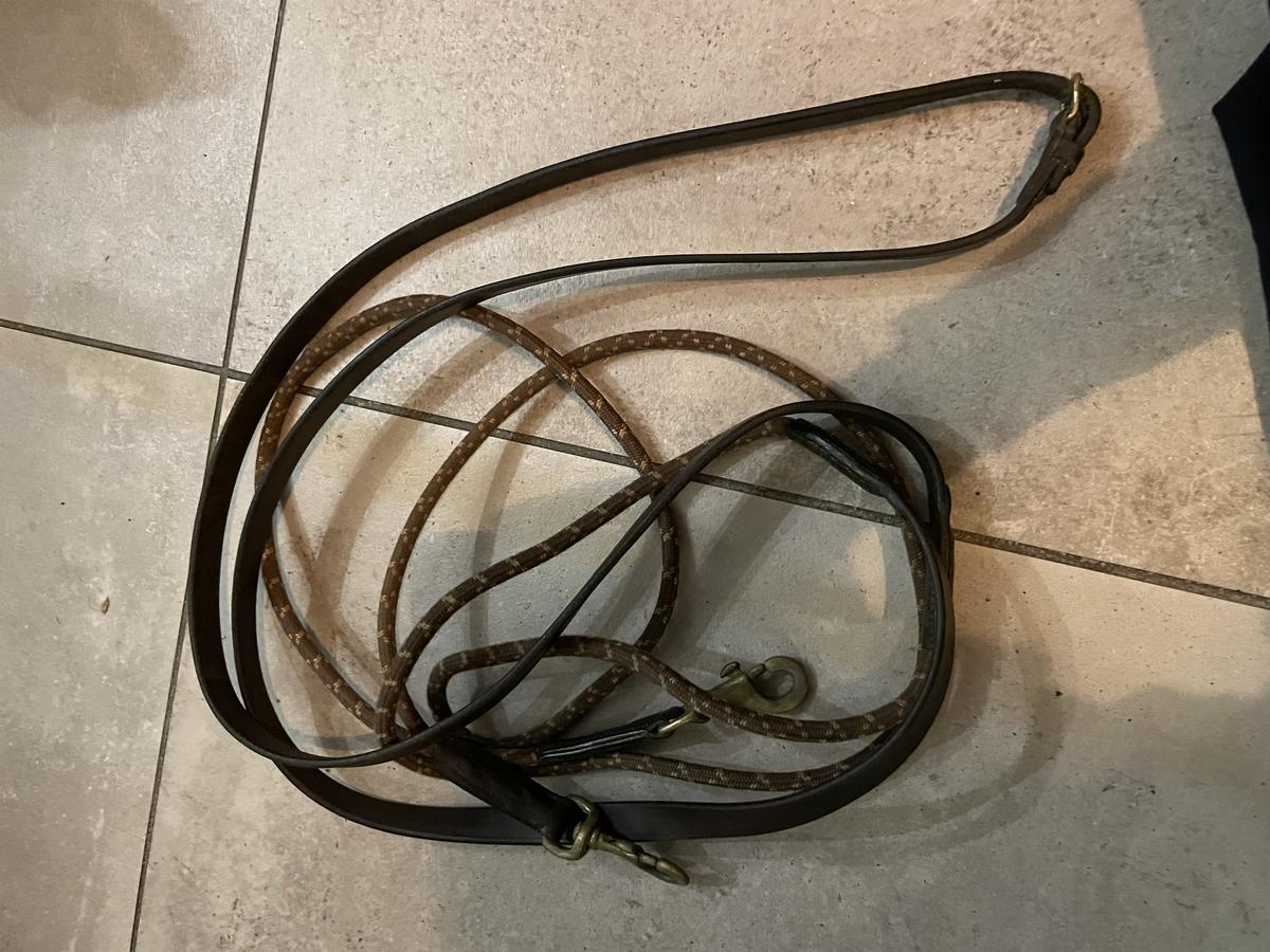 rênes allemande cuire/corde