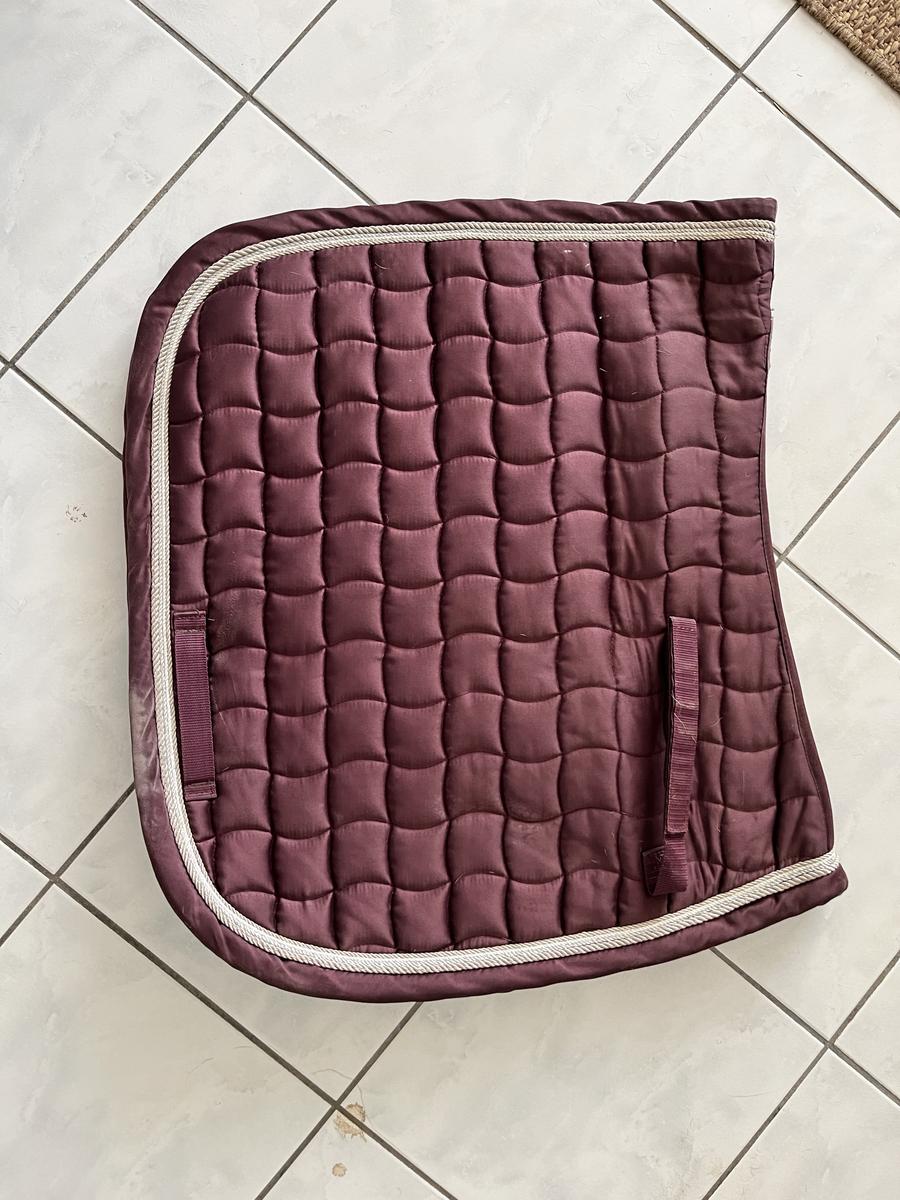 ensemble tapis dressage violet