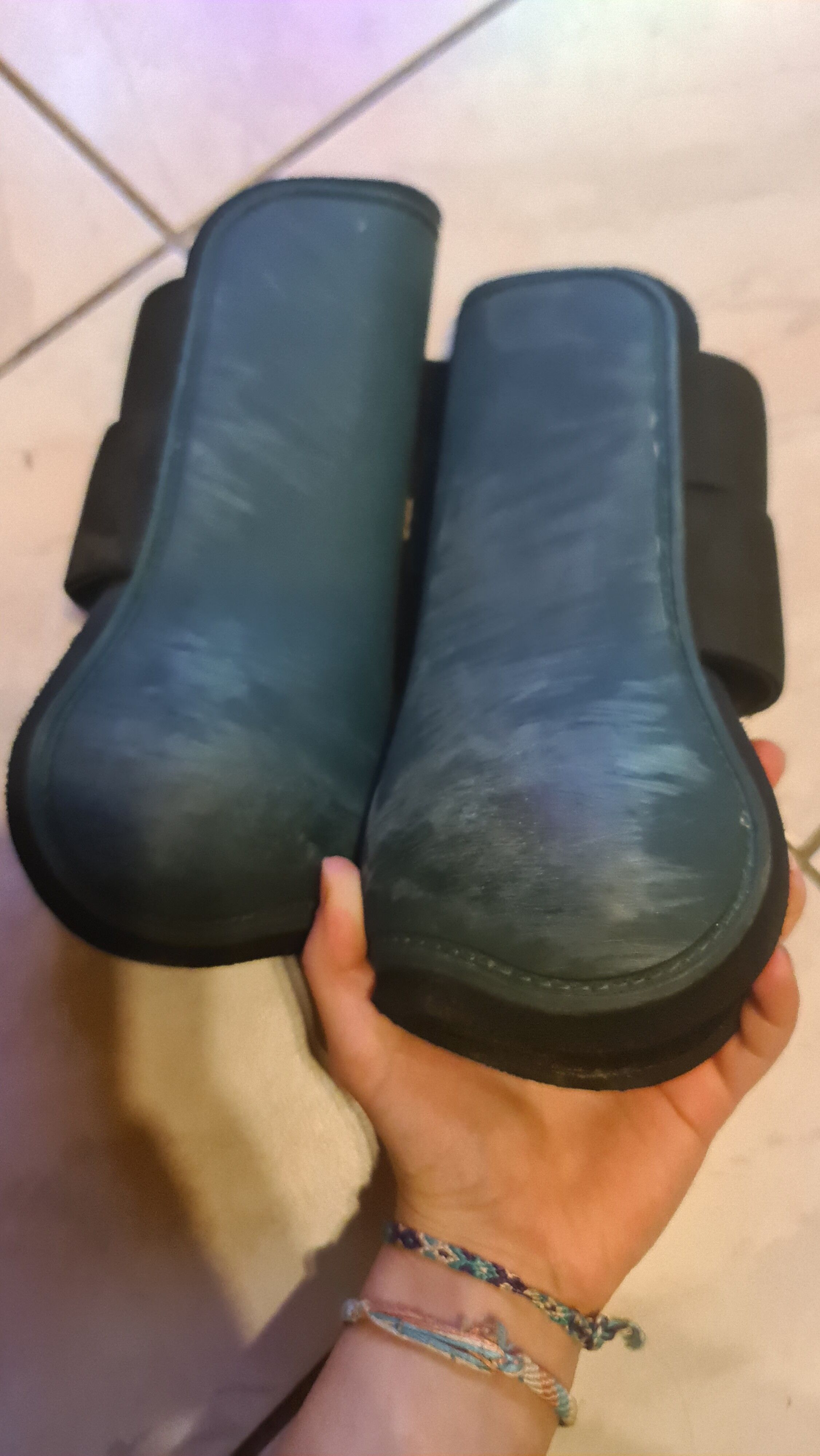 Guetres + proteges boulets taille L