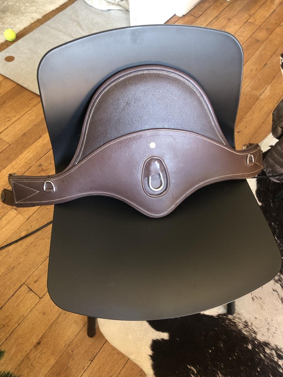 Bavette poney marron