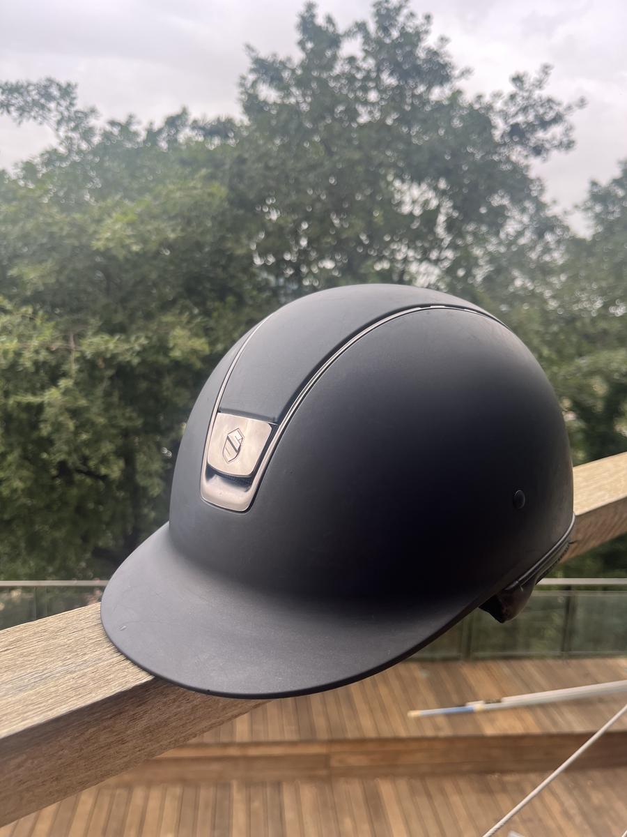 Bombe Samshield Shadowmat petite visière coque M noir mat