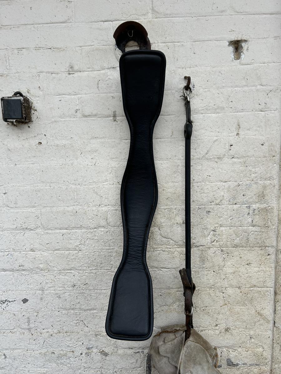 Sangle en cuire noir