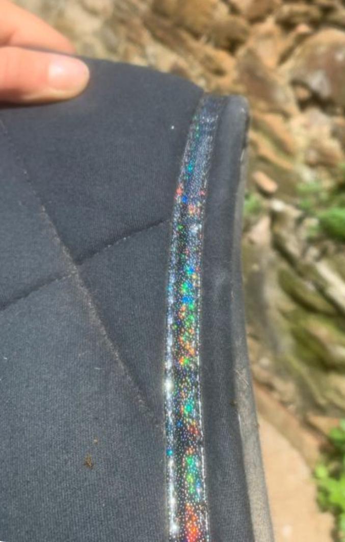 tapis infinitif glitter noir