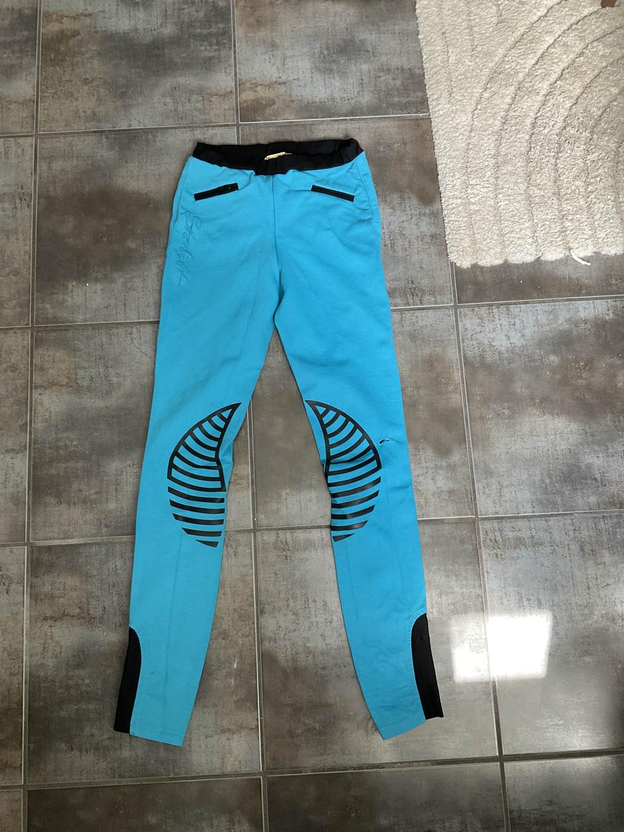 pantalon dequitation bleu