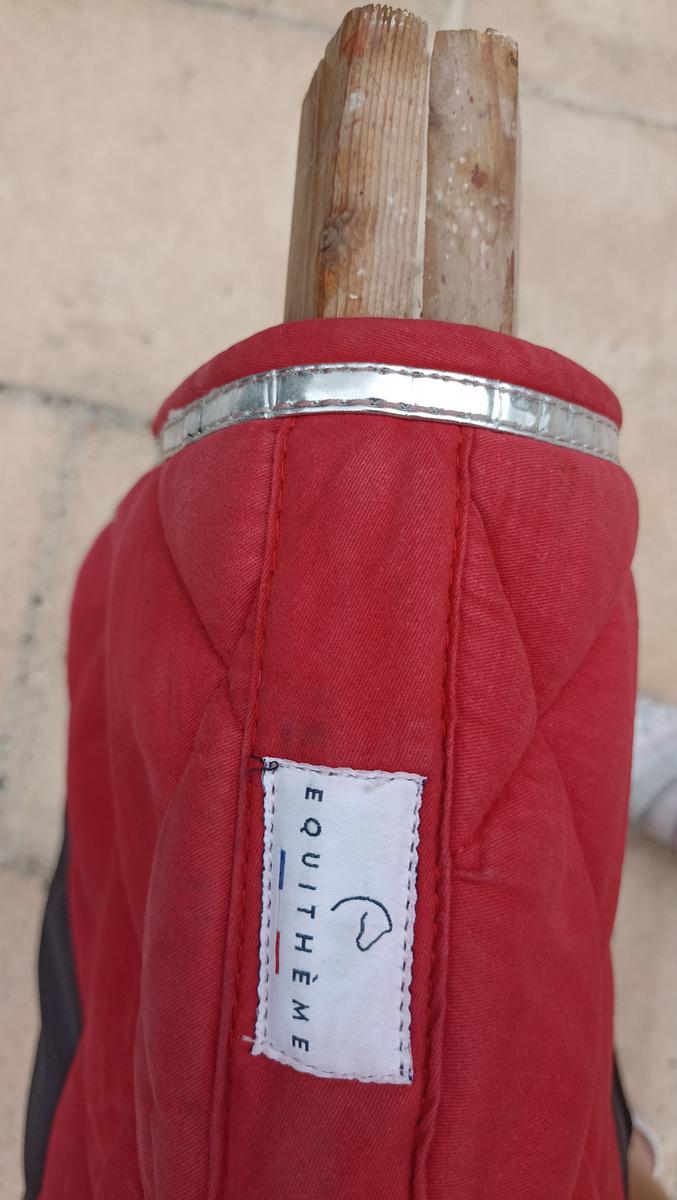 Tapis d'équitation rouge