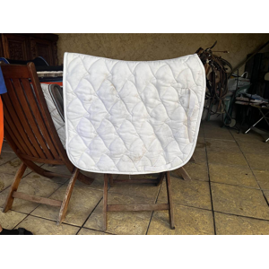 tapis blanc dressage