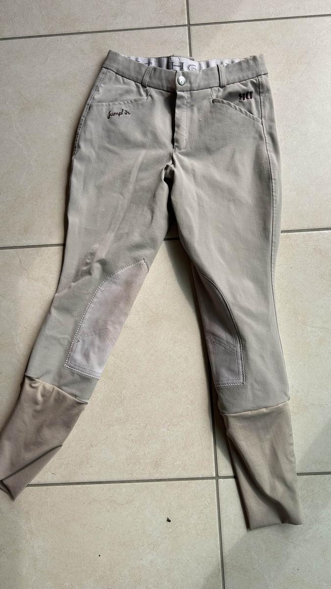 pantalon jumpin beige enfant 16 ans