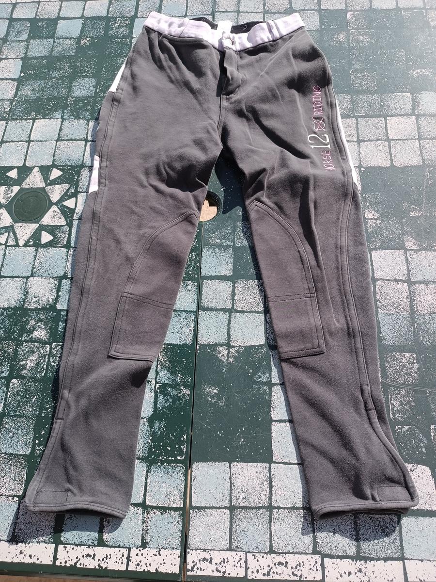 Pantalon Fouganza gris et rose