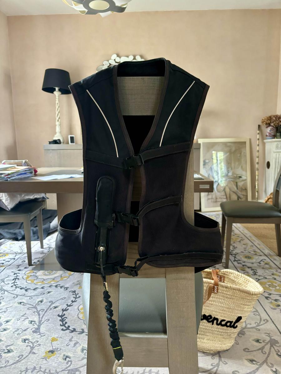 gilet air bag équitation + 2 cartouches