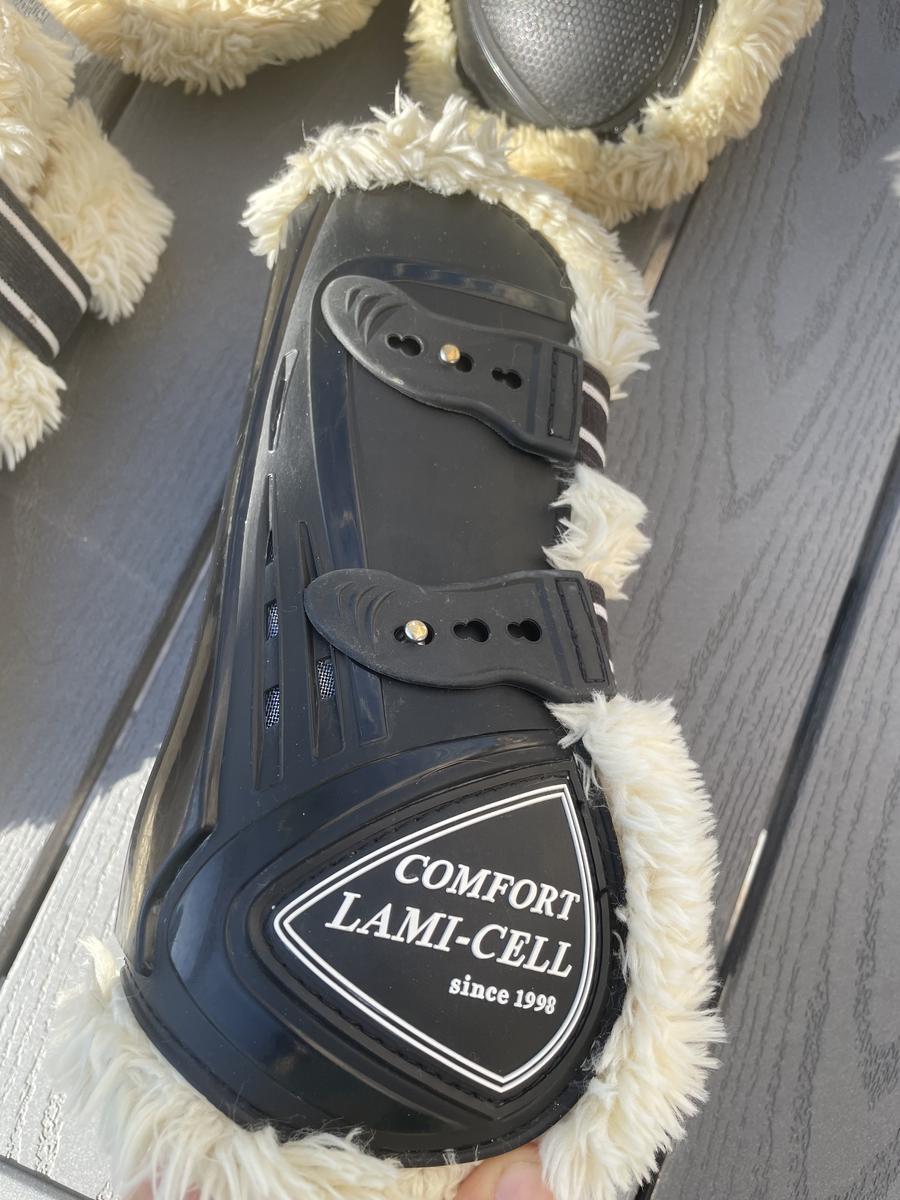 Lot guêtres et protèges boulets lamicell