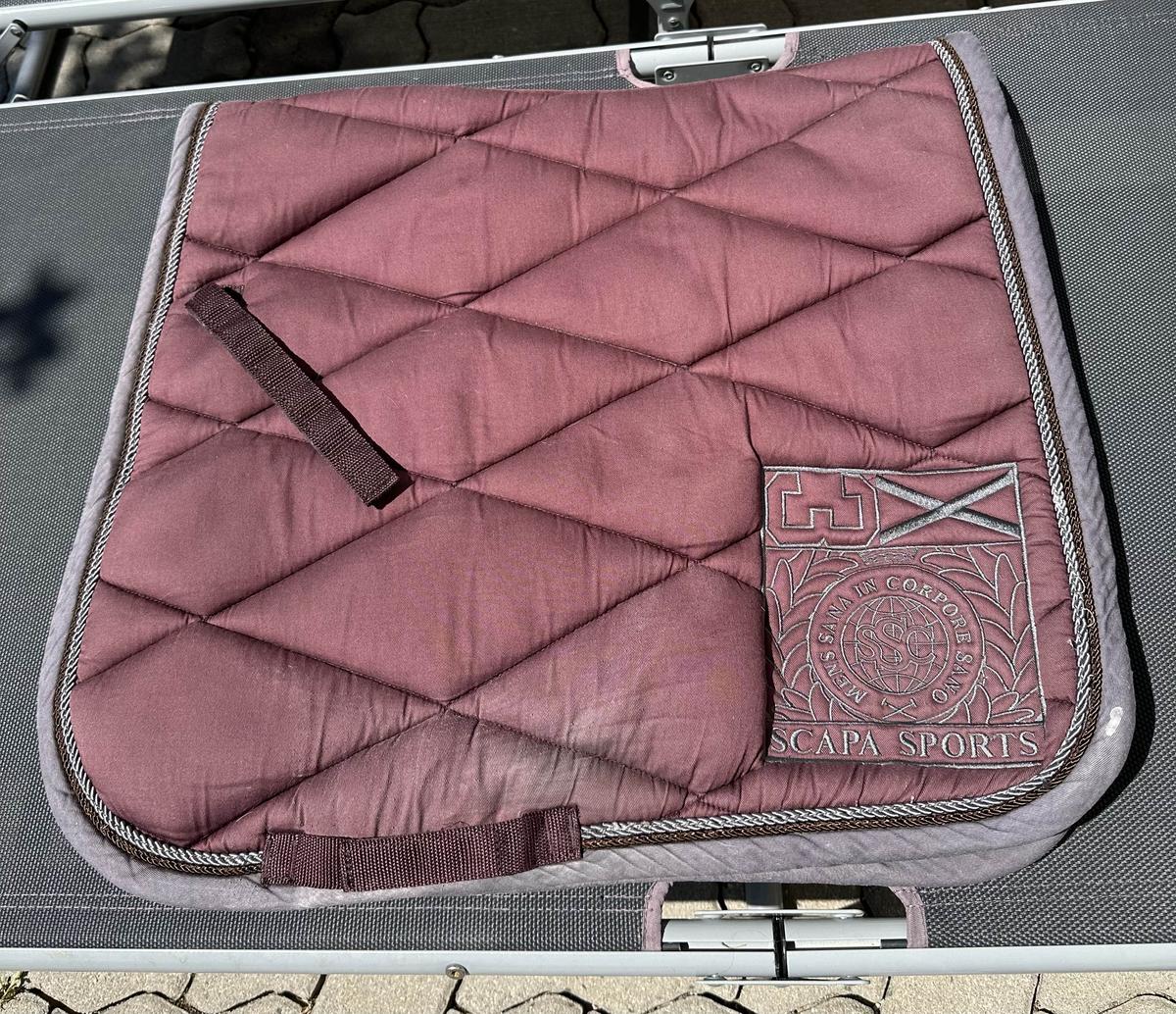 Tapis dressage Scapa aubergine