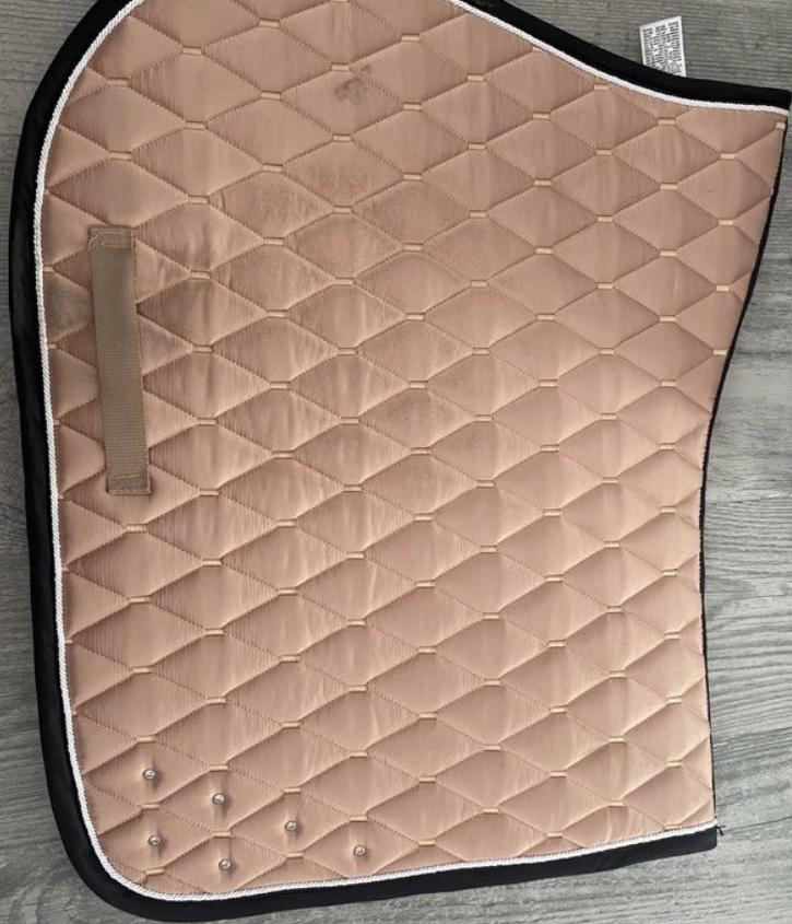 Tapis fouganza strass champagne