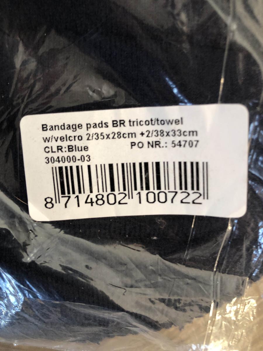 Bandage pads:tricot Velcro