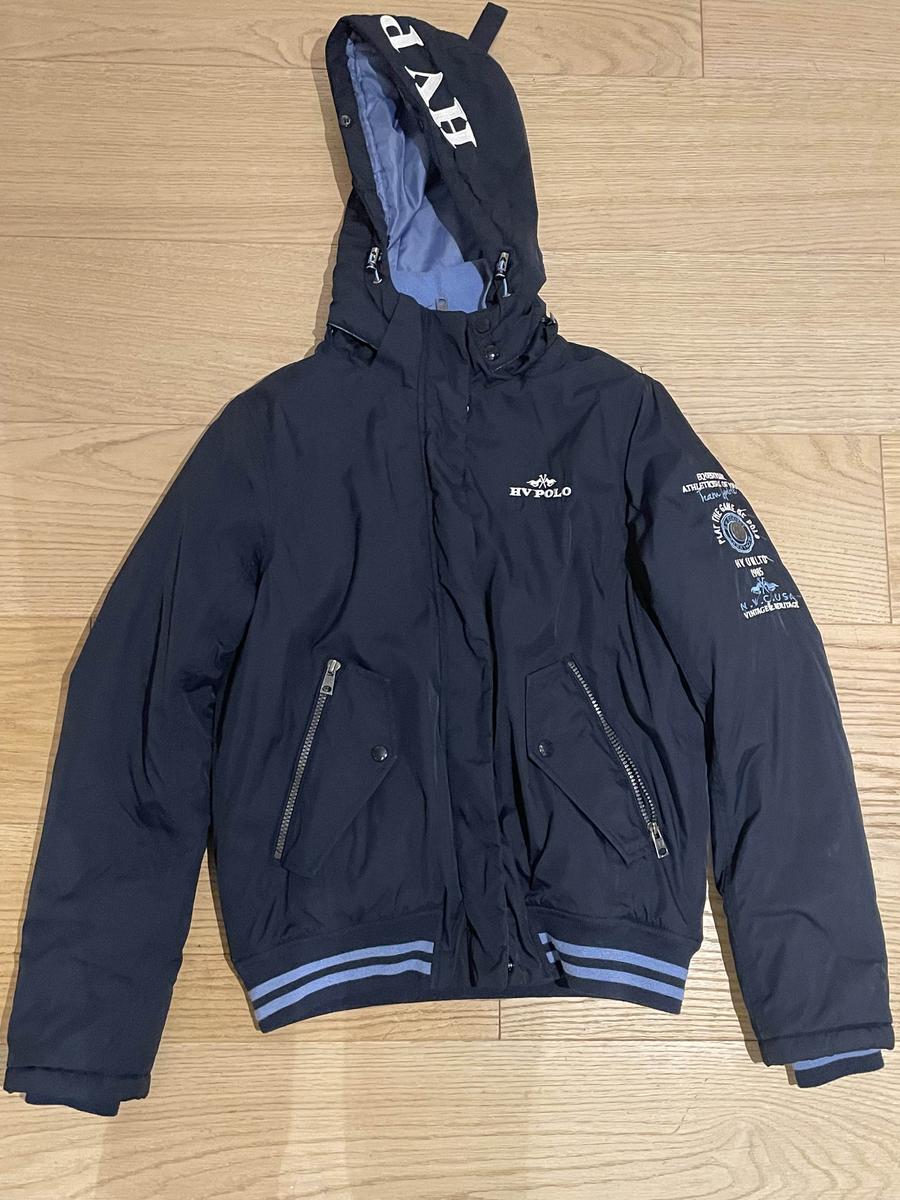 Doudoune HV Polo bleu (extérieur imperméable)